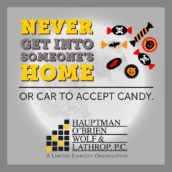 halloween safety tips never get into a strangers car or home
