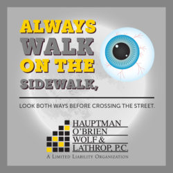 halloween safety tips always walk on the sidewalk