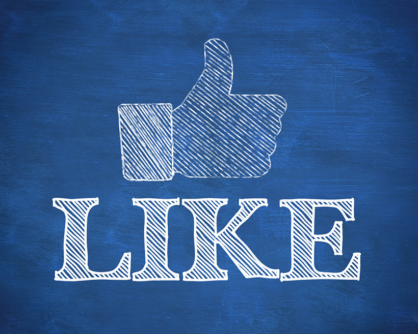 social media like logo