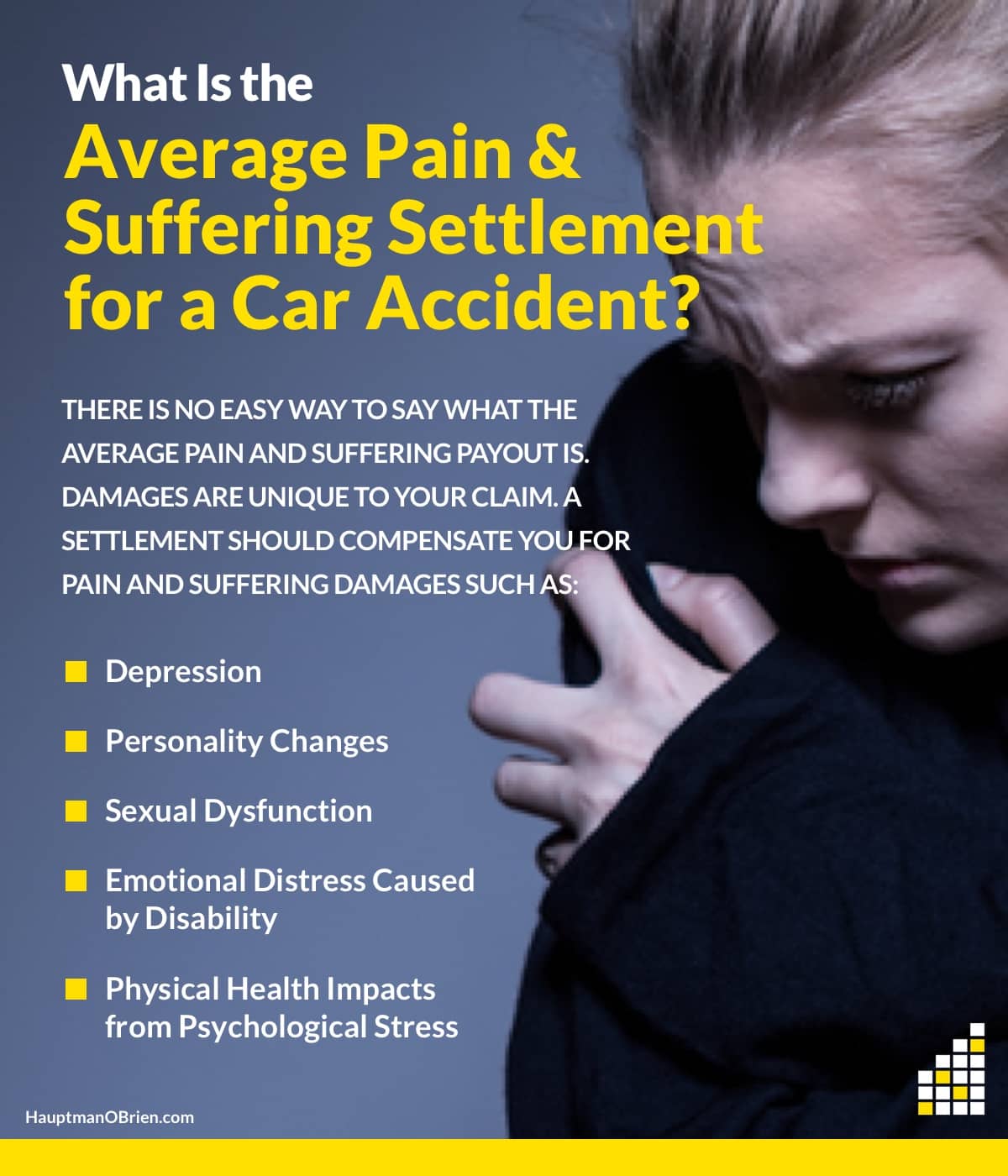 Car Accident Pain and Suffering Damages | Hauptman, O'Brien, Wolf and Lathrop