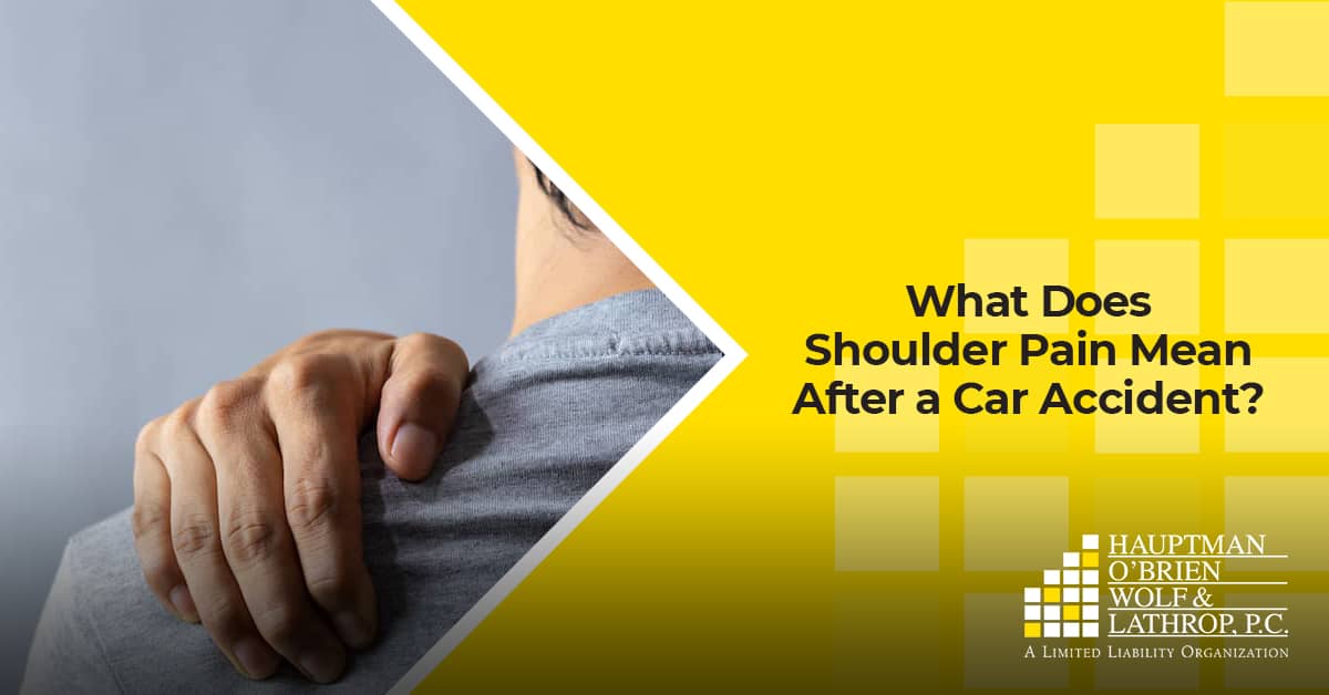 Shoulder Pain After a Car Accident Shoulder Injury Types
