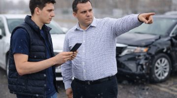 Getting witness statement after accident.